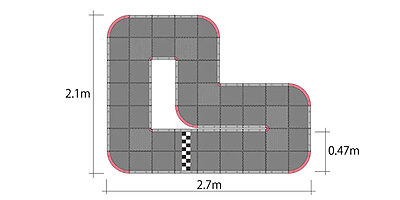 Kyosho Mini-Z Grand Prix Circuit 30 Urethane (48pcs - 30x30)