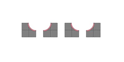 Kyosho Mini-Z Grand Prix Circuit50 Large Corner Set (16pcs) Kyosho Mini-Z Grand Prix Circuit50 Large Corner Set (16pcs)