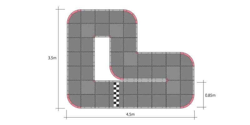 Kyosho Mini-Z Grand Prix Circuit50 Urethane (48pcs - 50x50) Kyosho Mini-Z Grand Prix Circuit50 Urethane (48pcs - 50x50)