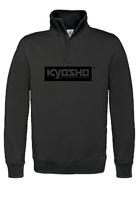Kyosho Zip Up Sweatshirt K24 Black - M