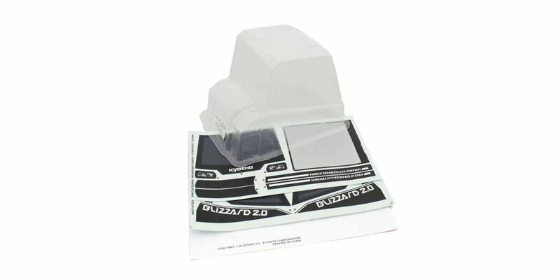 Kyosho Blizzard 2.0 Top Body Set Kyosho Blizzard 2.0 Top Body Set