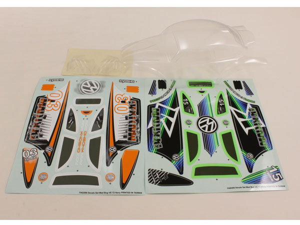 Body Shell Set Kyosho MadBug VE - Clear