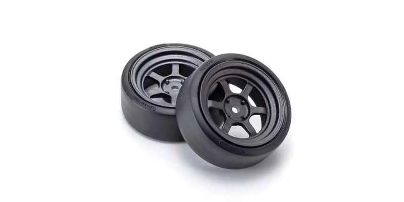 Kyosho Fazer FZD2 1:10 Pre-Glued D-Tyres RAYS TE37V Wheel (2) Kyosho Fazer FZD2 1:10 Pre-Glued D-Tyres RAYS TE37V Wheel (2)