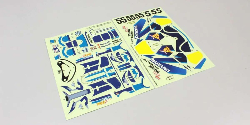 Kyosho Hanging-On Racer Suzuki RGV-I Decal Sheet