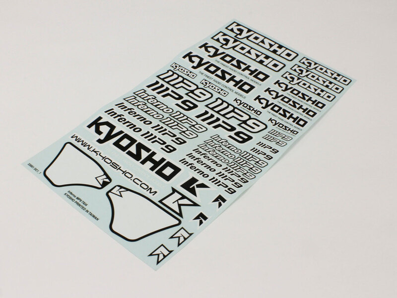Decal Sheet Kyosho Inferno MP9 TKI4