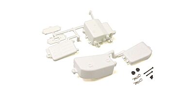 Receiver and Battery Box Kyosho Inferno MP9-MP10 - White