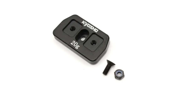 Rear chassis weight Kyosho Inferno MP10 (20g) Rear chassis weight Kyosho Inferno MP10 (20g)