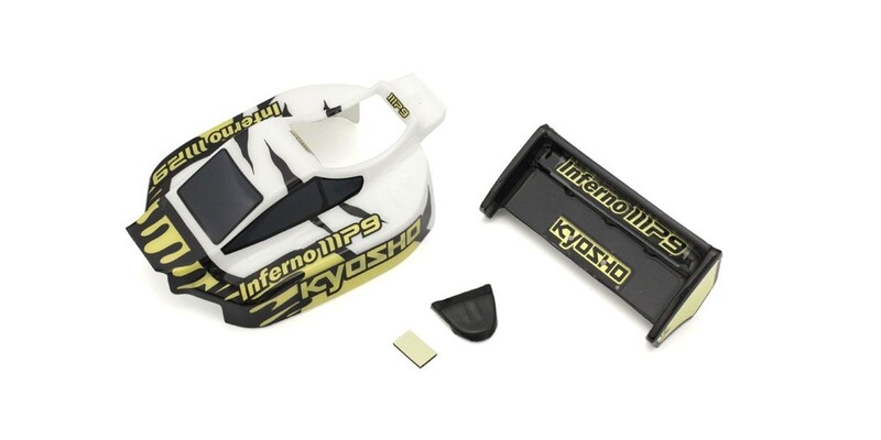 Pre-painted Mini-Z Buggy Inferno MP9 TKI3 Body Set - White-Black Pre-painted Mini-Z Buggy Inferno MP9 TKI3 Body Set - White-Black
