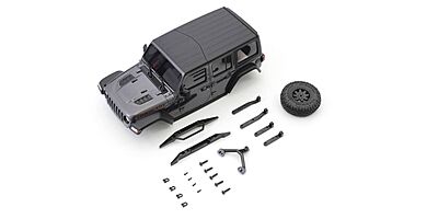 Bodyshell  Jeep Wrangler Rubicon Mini-Z 4X4 MX01 Grey