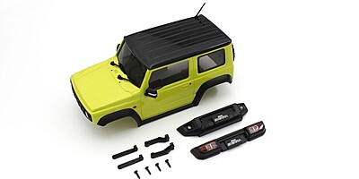 Bodyshell Suzuki Jimny Sierra Yellow Mini-Z 4X4 MX01