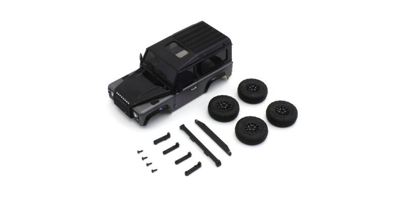 Bodyshell Land Rover Defender 90 Gray Mini-Z 4X4 MX01 w/Wheels Bodyshell Land Rover Defender 90 Gray Mini-Z 4X4 MX01 w/Wheels