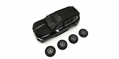Bodyshell Toyota Land Cruiser 300 Black Mini-Z 4X4 MX01