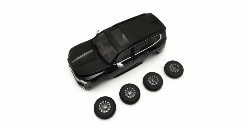Bodyshell Toyota Land Cruiser 300 Black Mini-Z 4X4 MX01 Bodyshell Toyota Land Cruiser 300 Black Mini-Z 4X4 MX01