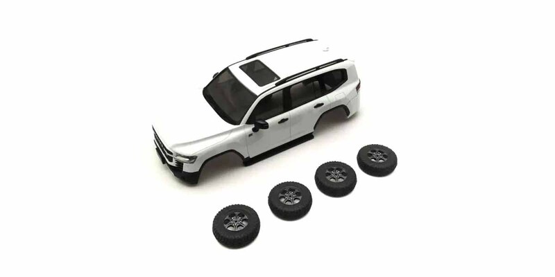 Bodyshell Toyota Land Cruiser 300 GR Sport White Mini-Z 4X4 MX01 Bodyshell Toyota Land Cruiser 300 GR Sport White Mini-Z 4X4 MX01