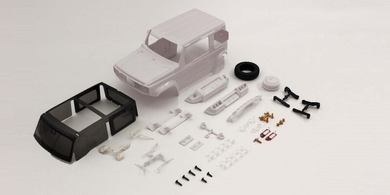 Bodyshell Suzuki Jimny Sierra Mini-Z 4X4 MX01 (White Body)