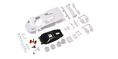 Bodyshell McLaren F1 GTR Mini-Z + 2WD Rims (White Body)