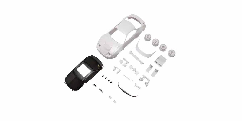Kyosho Mini-Z Toyota Celica White Body Set w/4WD Rims Kyosho Mini-Z Toyota Celica White Body Set w/4WD Rims