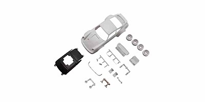 Kyosho Mini-Z Porsche 934 RSR White Body Set + 2WD Rims