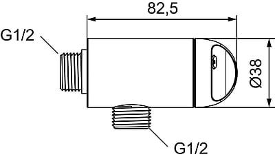 FM MATTSSON drenāžas vārsts, ar tipa apstiprinātu pretvārstu