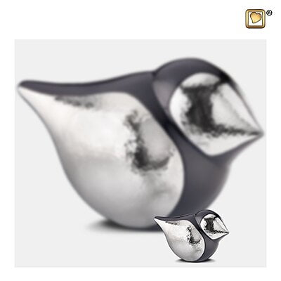 Mini Soul Bird Urn Grijs – Vrouw Mini Soul Bird Urn Grijs – Vrouw