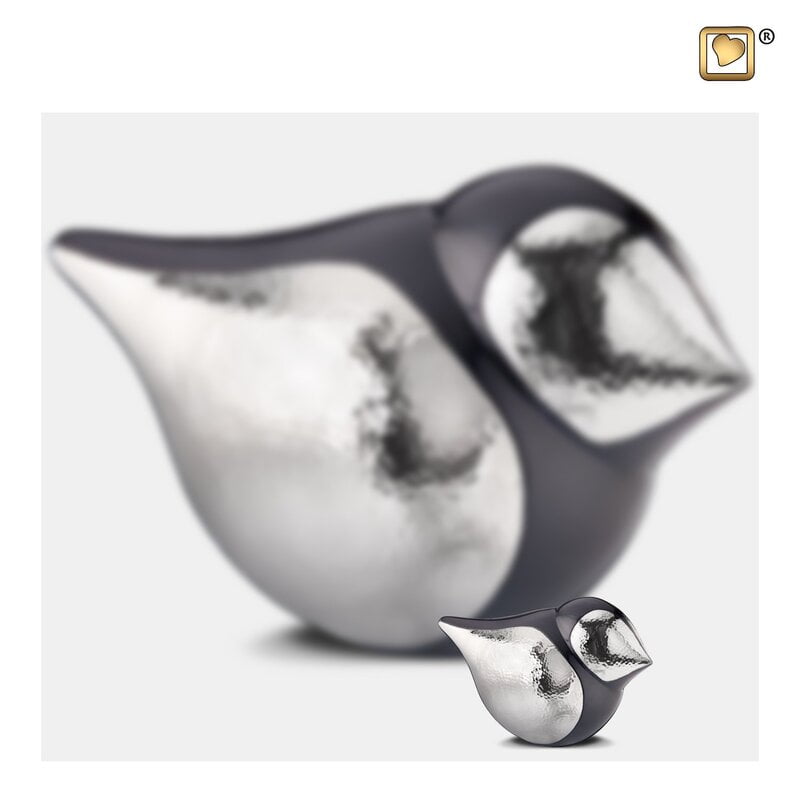Mini Soul Bird Urn Grijs – Vrouw Mini Soul Bird Urn Grijs – Vrouw