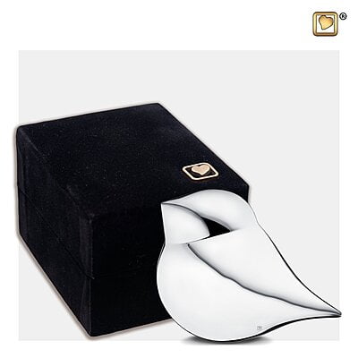 Mini Soul Bird Urn Zilver – Man Mini Soul Bird Urn Zilver – Man