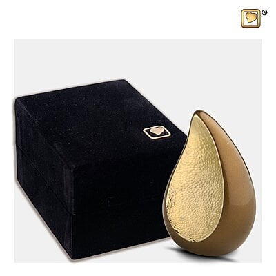 Mini-urnen Teardrop goud Mini-urnen Teardrop goud