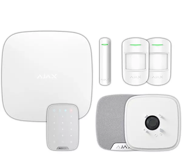 AJAX House Wireless Alarm Kit with MotionCam PIR and Keypad