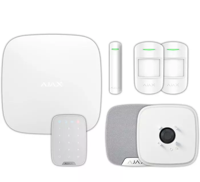 AJAX House Wireless Alarm Kit with MotionCam PIR and Keypad