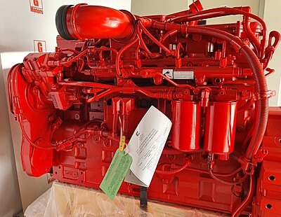 46654344 KOMATSU SAA6D114E-6 CUMMINS QSL9 CPL 0422 CM850 (CM 2850) HP 280 - complete engine