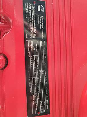 46654344 KOMATSU SAA6D114E-6 CUMMINS QSL9 CPL 0422 CM850 (CM 2850) HP 280 - complete engine