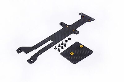 Koswork 2.0mm Carbon Radio Plate & ESC Mount for Kyosho Optima Mid Koswork 2.0mm Carbon Radio Plate & ESC Mount for Kyosho Optima Mid