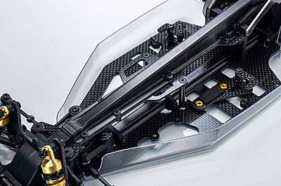 Koswork Carbon Radio Plate for Kyosho Turbo Optima Mid SP
