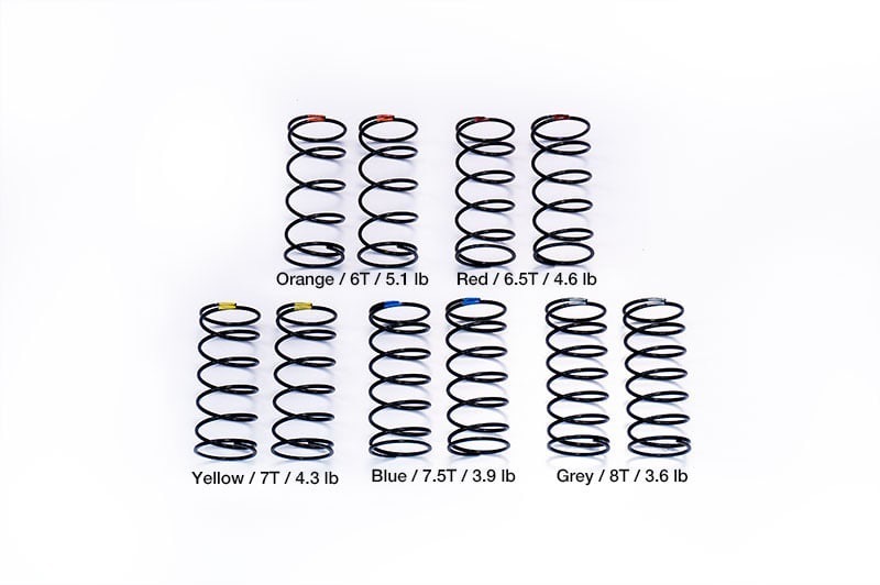 Koswork Big Bore Front Shock Spring Set 44mm. 3.6/3.9/4.3/4.6/5.1 (5) Koswork Big Bore Front Shock Spring Set 44mm. 3.6/3.9/4.3/4.6/5.1 (5)