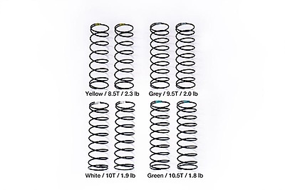 Koswork Big Bore Rear Shock Spring Set 61mm. 1.8/1.9/2.0/2.3 (4)