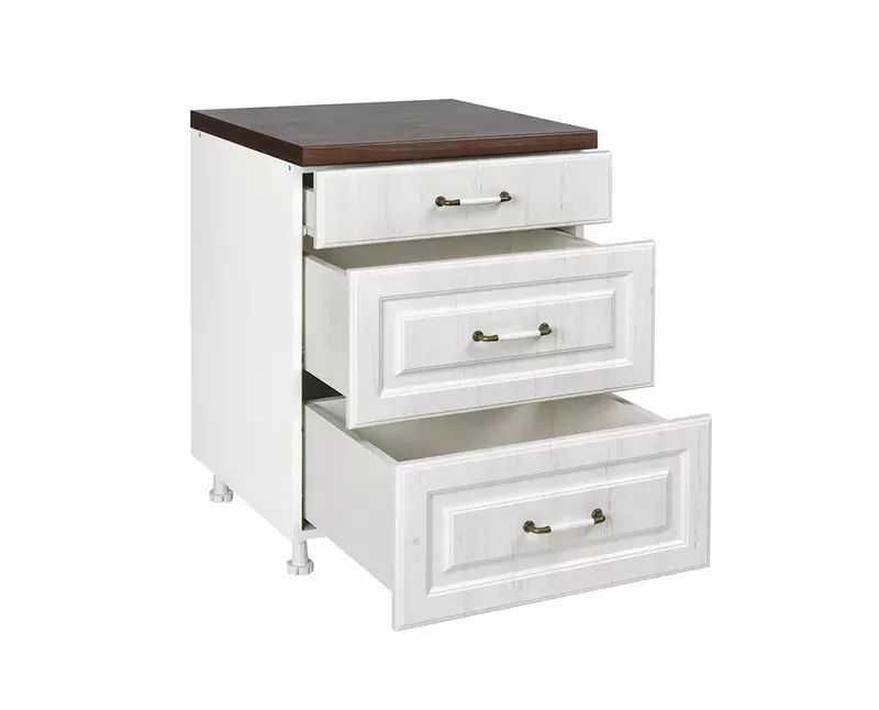 Kuhinja D 60 3F B RUSTIK