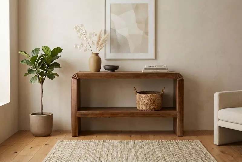 Nord Console Table 140 Walnut
