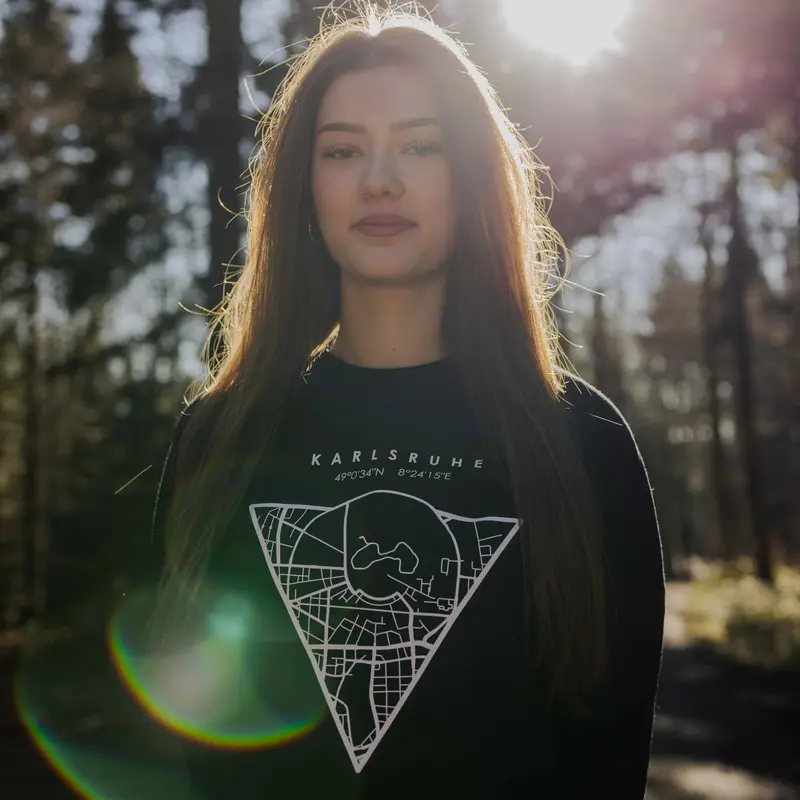 Karlsruhe Map Crewneck