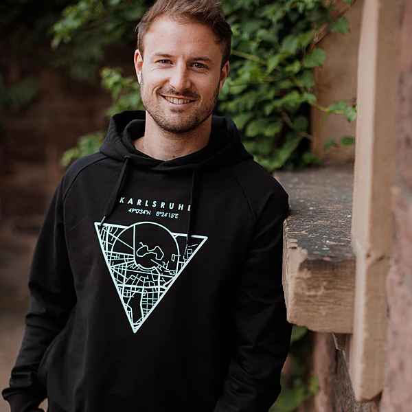 Karlsruhe Map Hoodie