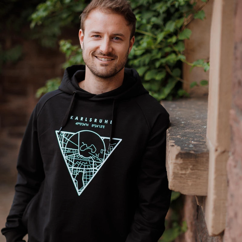 Karlsruhe Map Hoodie