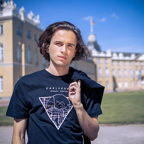Karlsruhe Map T-Shirt