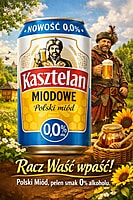 KASZTELAN MIODOWE (HONEY)  0.00% CAN