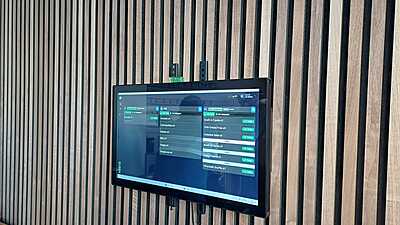 Küchenmonitor mit Touch