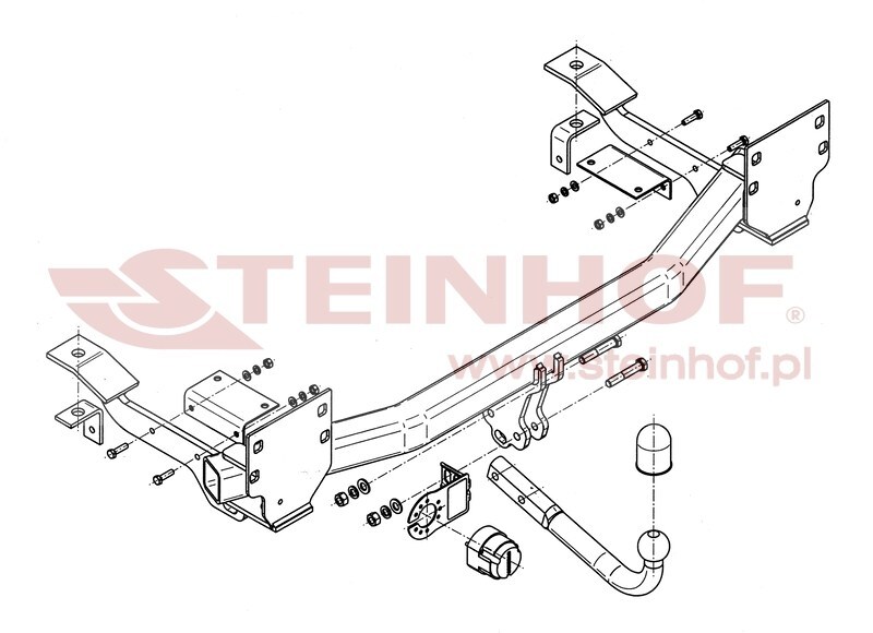 Land Rover Range Rover (L322)
(Vogue) Tow Bar (2002-2012) L-110