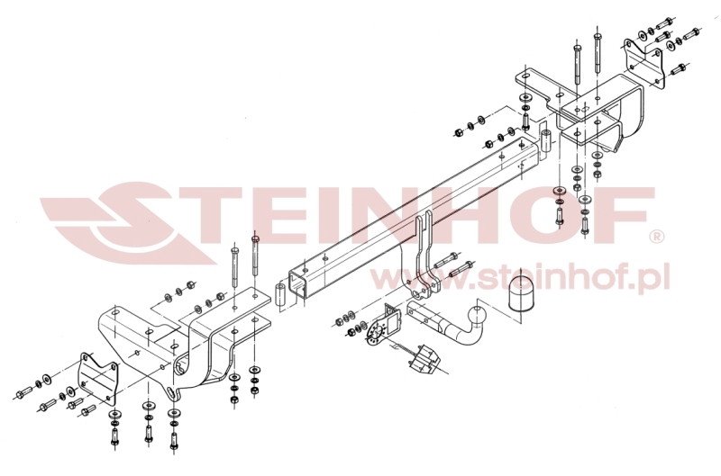 Lexus RX 450h 5D + L2
excl. version with height control suspension Tow Bar (2009-2019) L-163