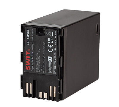 LB-CA90C | 98Wh/6.8Ah USB-C BP-A-type DV battery with D-tap, total compatible with Canon BP-A LB-CA90C | 98Wh/6.8Ah USB-C BP-A-type DV battery with D-tap, total compatible with Canon BP-A