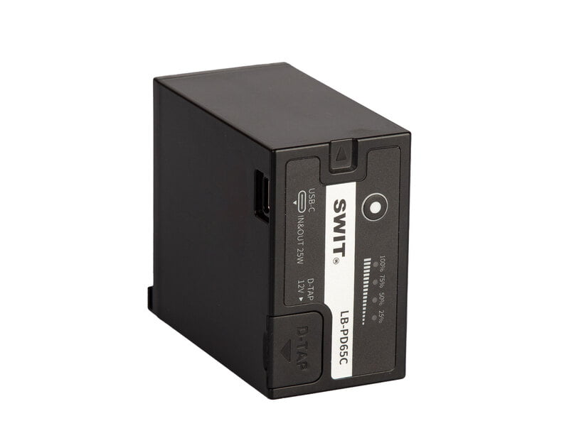 LB-PD65C | 75Wh/10.4Ah USB-C D-type DV battery with 12V D-tap, Panasonic compatible LB-PD65C | 75Wh/10.4Ah USB-C D-type DV battery with 12V D-tap, Panasonic compatible