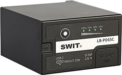 LB-PD65C | 75Wh/10.4Ah USB-C D-type DV battery with 12V D-tap, Panasonic compatible LB-PD65C | 75Wh/10.4Ah USB-C D-type DV battery with 12V D-tap, Panasonic compatible