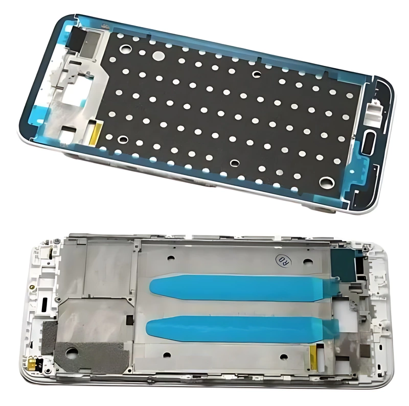 Xiaomi Mi A1 - Replacement LCD Frame , Chassis With Adhesive - White