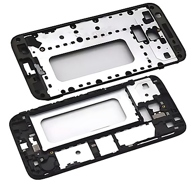 For Samsung Galaxy J3 2017 , J330 - Replacement LCD Mid Frame Chassis - Black